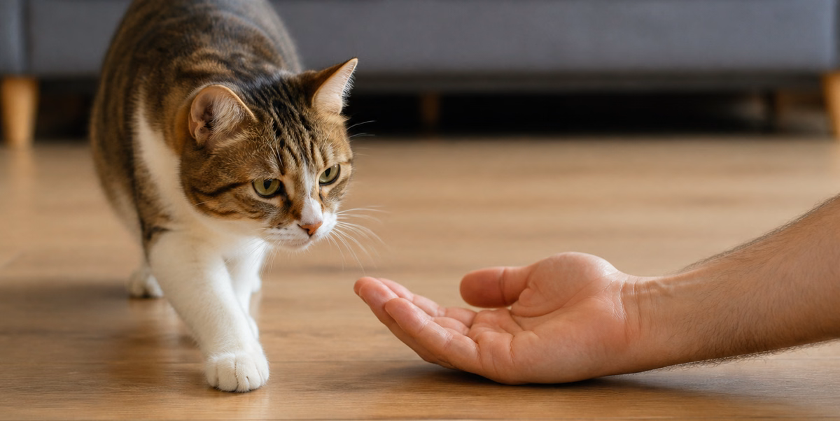 چگونه اعتماد گربه را جلب کنیم؟