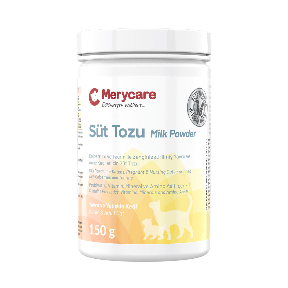 24562547625825 شیر خشک بچه گربه و مادر Sut Tozu برند MeryCare حجم 150 گرم
