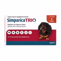 قرص سیمپاریکا تریو سگ ۵ تا ۱۰ کیلوگرم بسته ۳ عددی | Simparica Trio Zoetis
