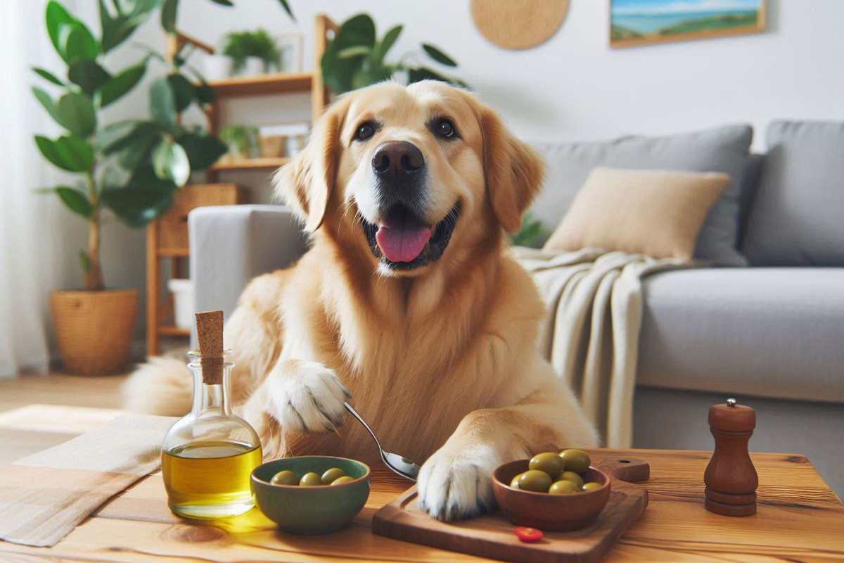 ۶ مزیت روغن زیتون برای سگ + ۷ راهکار برای اضافه کردن روغن زیتون به رژیم غذایی سگ ها
